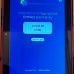 Tablet check in - Dentist near Dunwoody, GA - Sunshine Smiles Dentistry