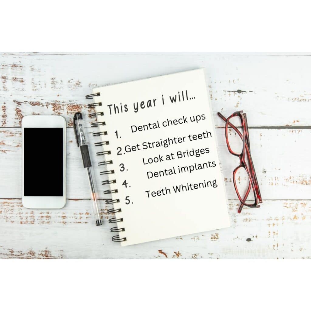 5 New Year Resolutions for a healthy smile - Sunshine Smiles Dentistry - Dentist near Roswell Georgia